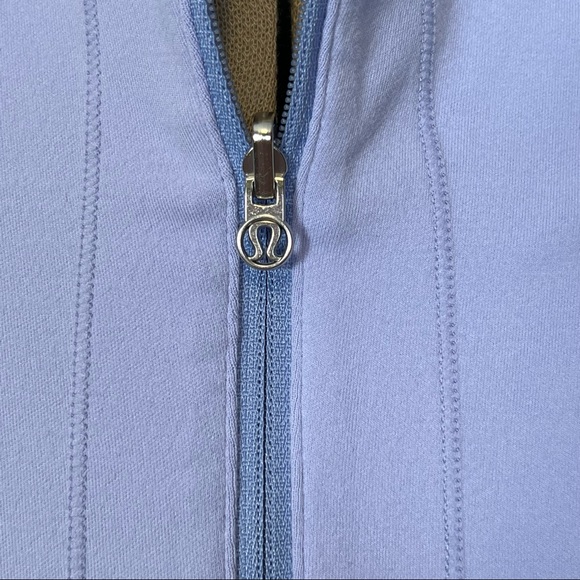 Lululemon Run Switch Back 1/2 Zip Long Sleeve Lavender Dusk Heathered 8 #W3278S - Picture 2 of 15